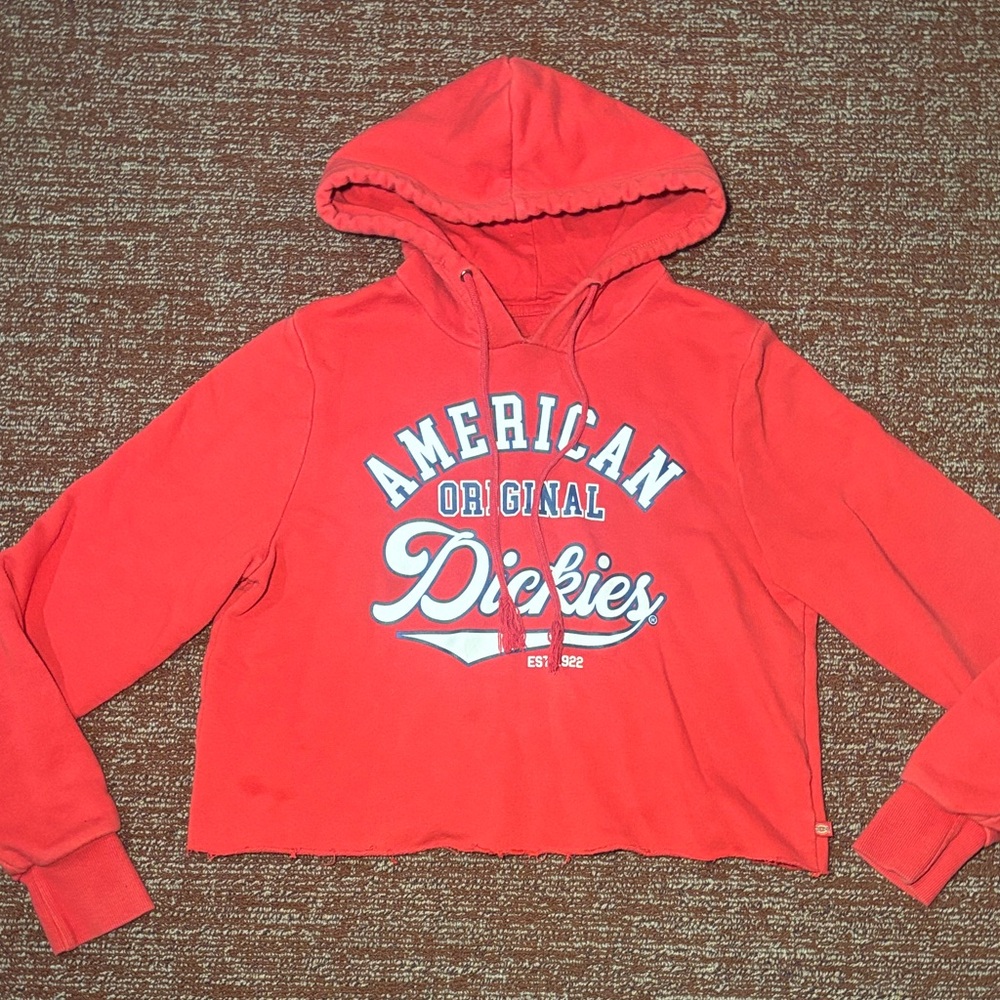 Dickies cropped sweatshirt women’s large crop hoodie